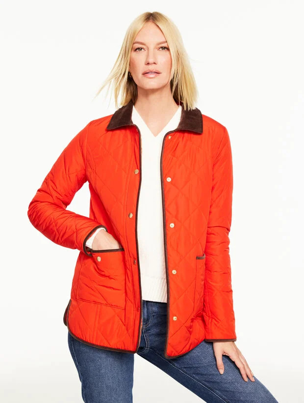 Quilted Barn Jacket | Talbots