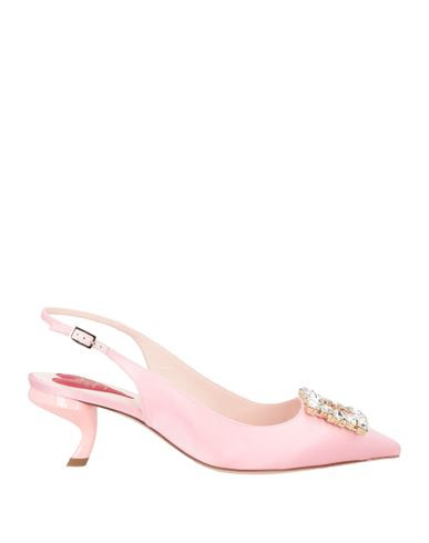 Roger Vivier Woman Pumps Pink Size 6.5 Textile fibers | YOOX (US)
