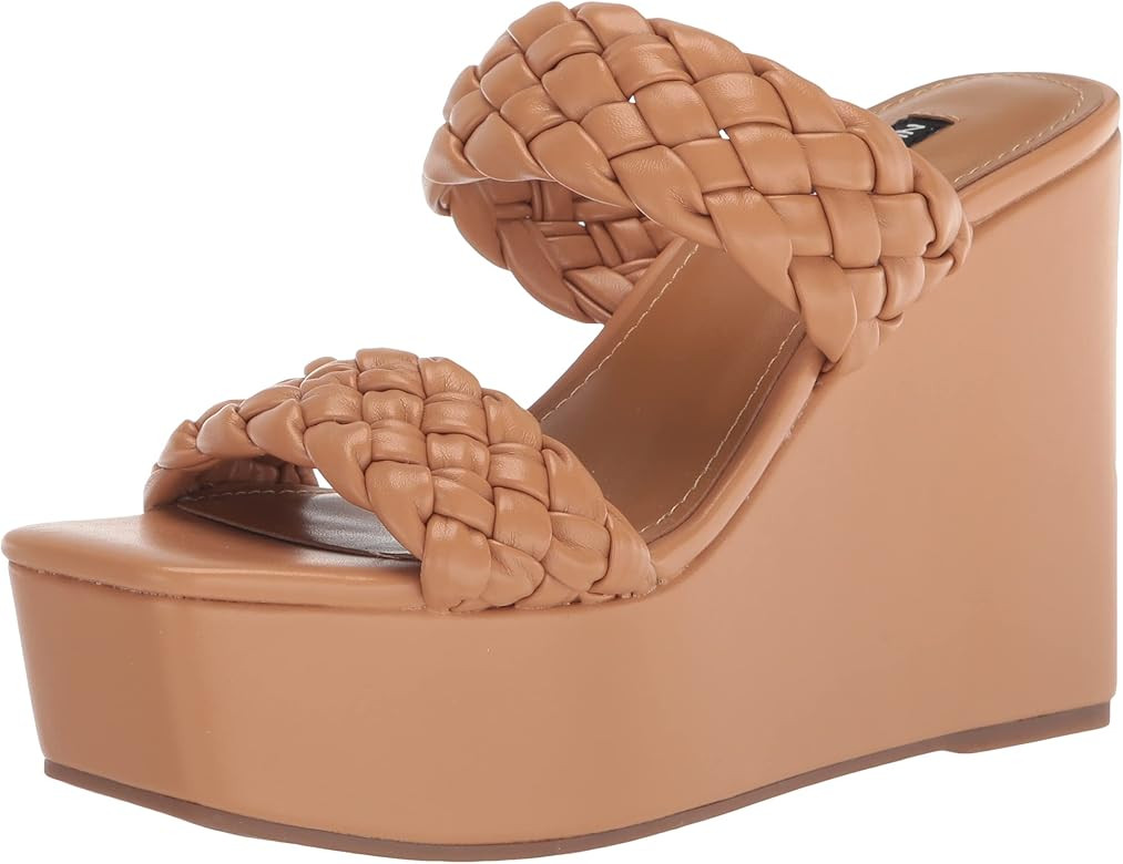 NINE WEST Women's Nessie Wedge Sandal | Amazon (US)