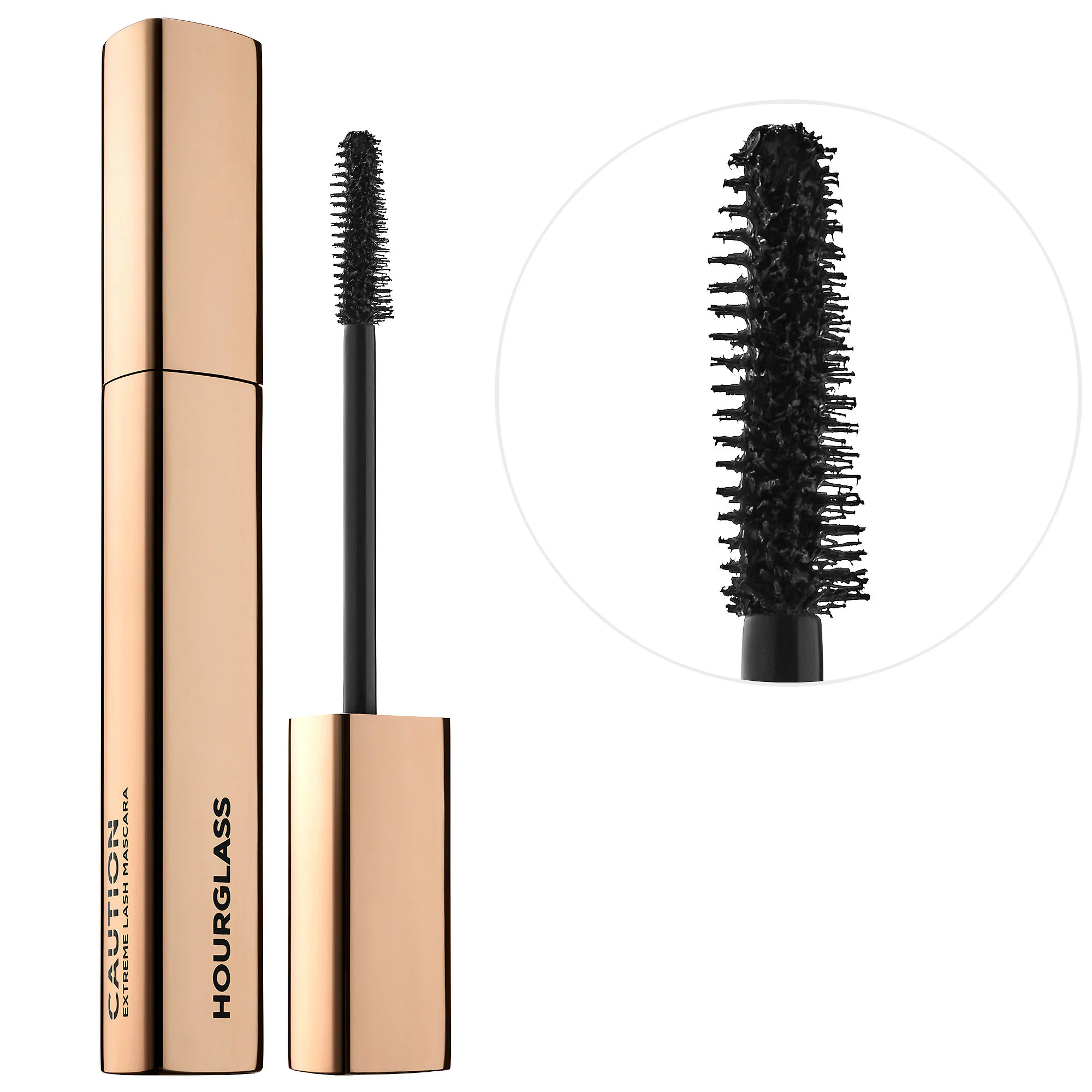 Hourglass Caution™ Extreme Lash Mascara Standard Size Black - 0.33 oz/ 9.4 g | Sephora (US)