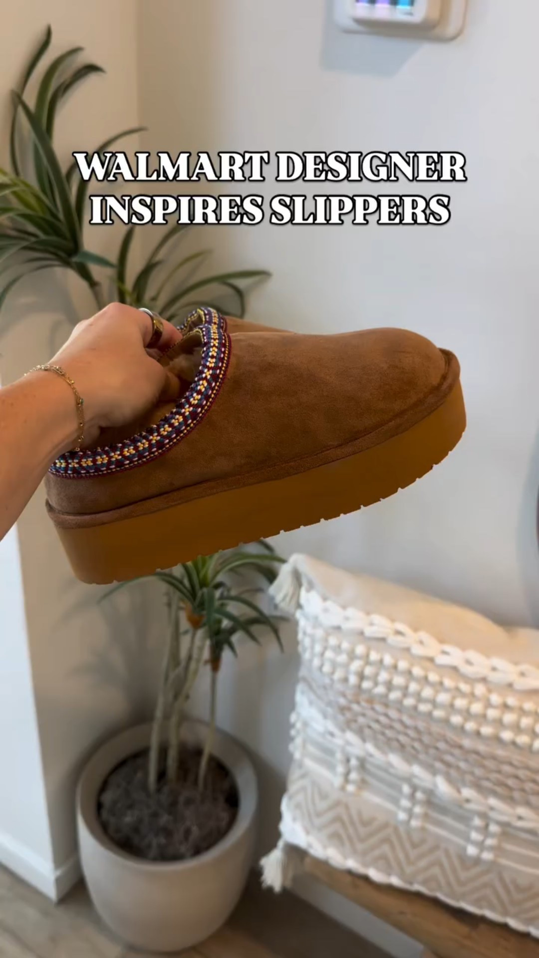 I mean… you cannot get cuter booties than these!!! They remind me so much of the Ugg Tazz slippers but for a fraction of the cost. Type WALMART below and I’ll dm you the details!!