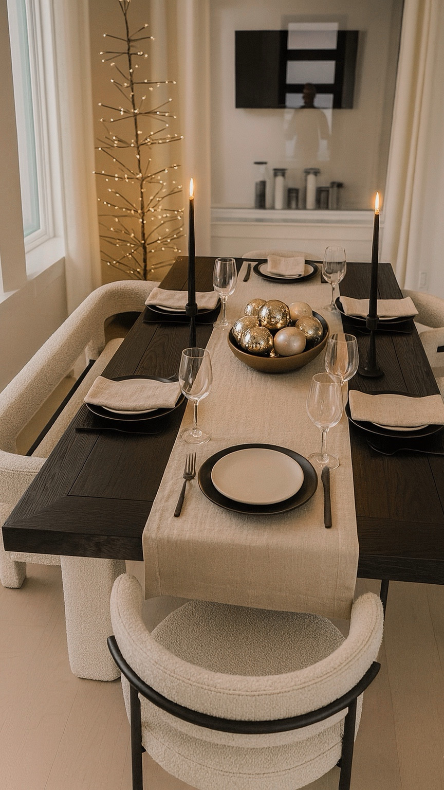 Minimalist Christmas  tablescape goals Conceptual rendering of my modern Christmas tablescape! Mix of earthy  tones, organic accents, and minimal design. Shop everything from the centerpiece bowl decor to the glassware via my LTK before the holiday rush!
#ChristmasDecor #LTKFinds #ModernHomeDecor #TablescapeInspo #christmas #tablescape #hosting #holidayinspo #holidays #LTKParties

#LTKSeasonal #LTKHoliday #LTKHome