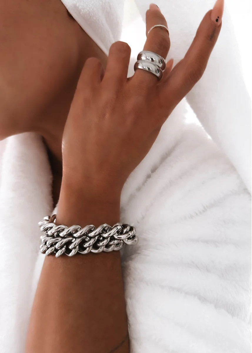 ROLLING STONE WATER RESISTANT BRACELET | Pebby Forevee