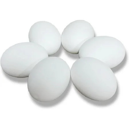 The Eggmazing Egg Decorator White Wooden Eggs - Fake Eggs for Easter Egg Decorating, Arts and Crafts - Compatible with All Eggmazing Egg Decorators (6 Pack) | Walmart (US)