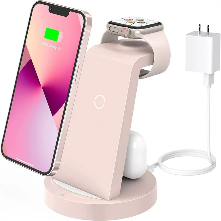 ETEPEHI Wireless Charging Station: 3 in 1 Wireless Charger for iPhone 14/13/12/11/Pro - Fast Char... | Walmart (US)