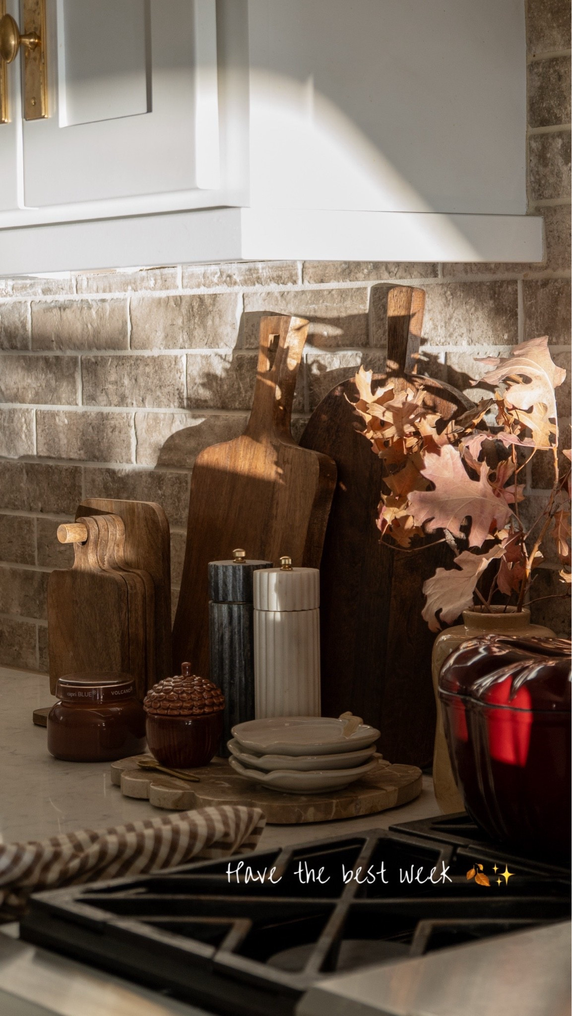 Fall cook station styling 🍂🤎✨

#LTKSeasonal #LTKHome #LTKSaleAlert