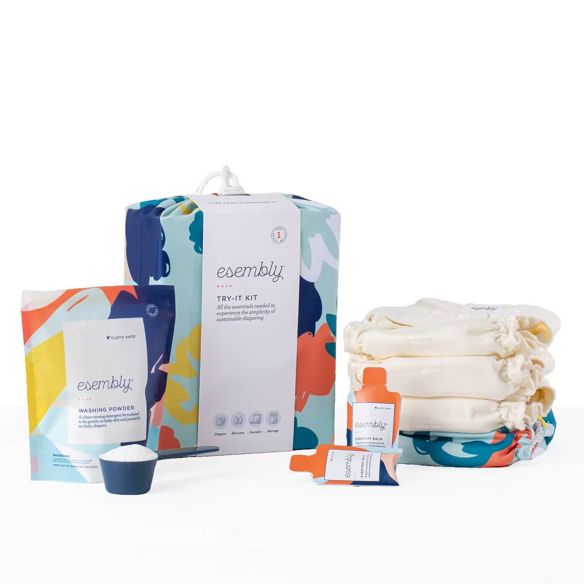 Esembly Cloth Diaper Try-It Kit Reusable Diapering System - (Select Size and Pattern) | Target