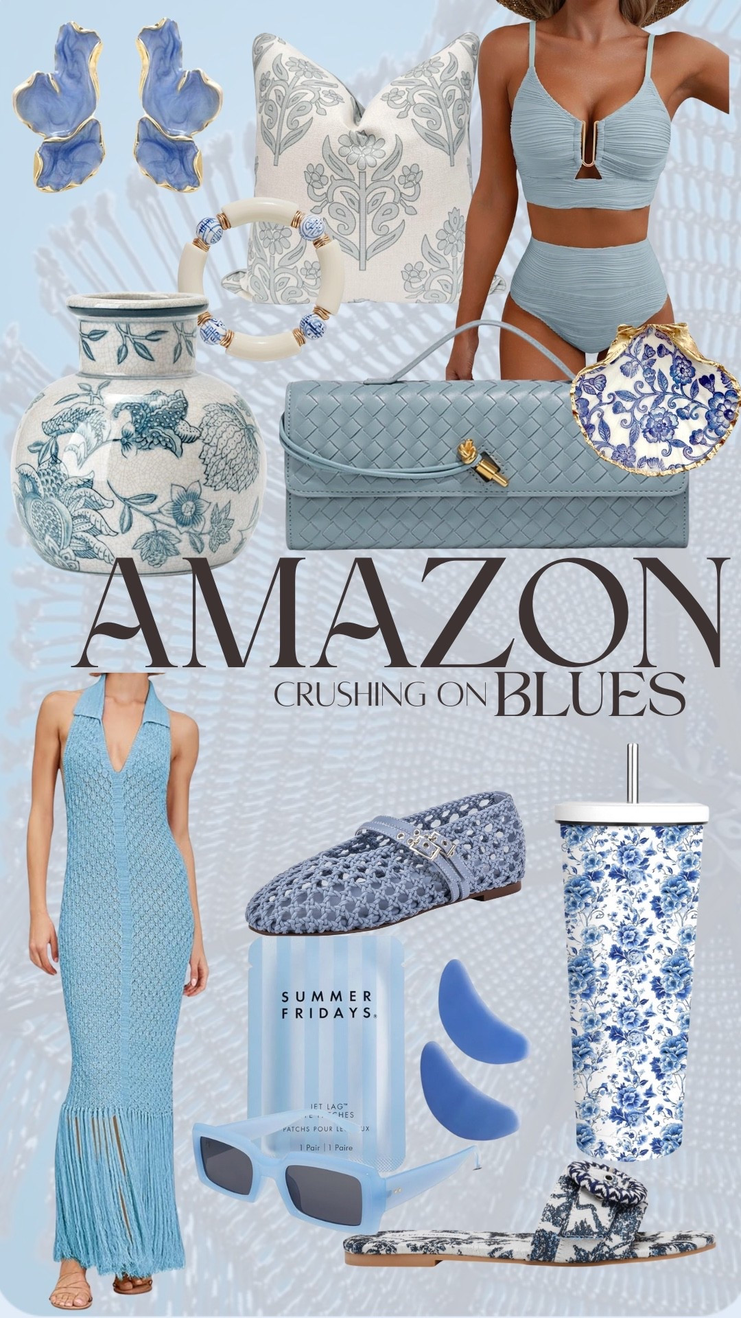 Crushing on Amazon blues for spring! 

#LTKFindsUnder50 #LTKTravel #LTKHome
