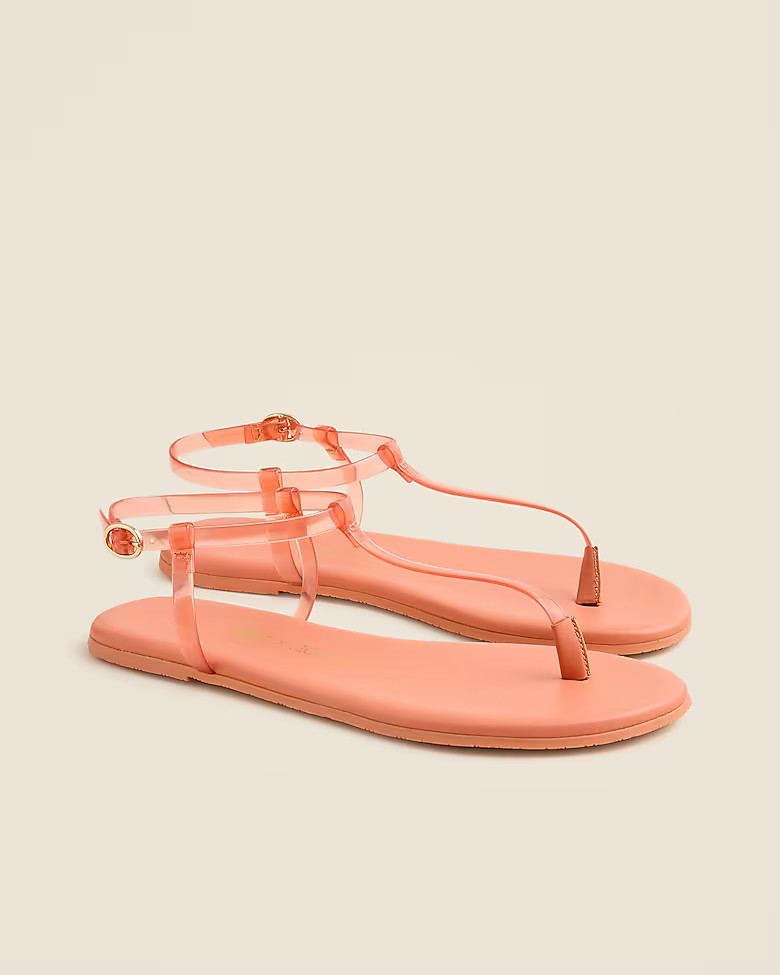 Limited-edition TKEES X J.Crew jelly sandals | J. Crew US