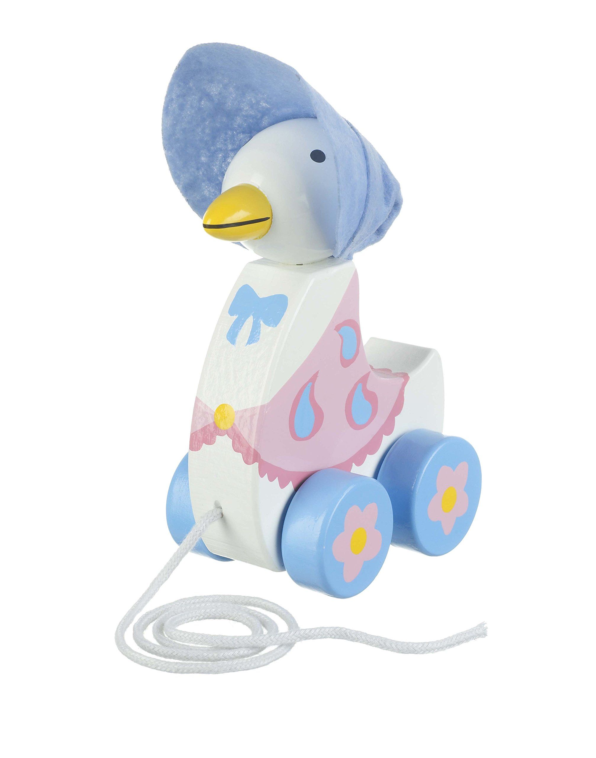 Peter Rabbit Toys - Jemima Puddleduck Pull Along Toy, Wooden - Early Development & Activity Toys, Baby Girl Gift, Toddler Boy, First Birthday - Official Licensed Peter Rabbit Gifts by Orange Tree Toys | Amazon (UK)