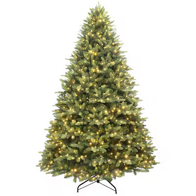 Holiday Living 9-ft Everett Grand Pre-lit Artificial Christmas Tree with LED Color Changing Light... | Lowe's
