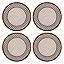 Karma, 10.75 inches Melamine Dinner Plates Set of 4, Reusable Dishwasher Safe Plates for Outdoor ... | Amazon (US)