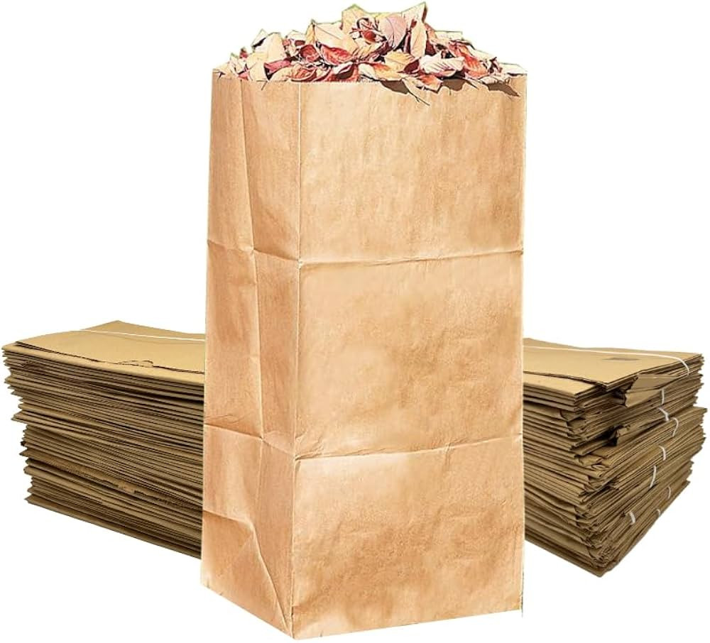 Rocky Mountain Goods Yard Waste Bags - Large 30 Gallon Brown Paper Leaf Bags for Yard/Garden/Lawn... | Amazon (US)