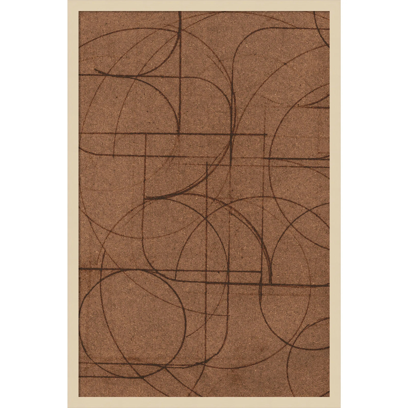 Curved 1 by Dan Hobday Wood Framed Wall Art Print | Joss & Main