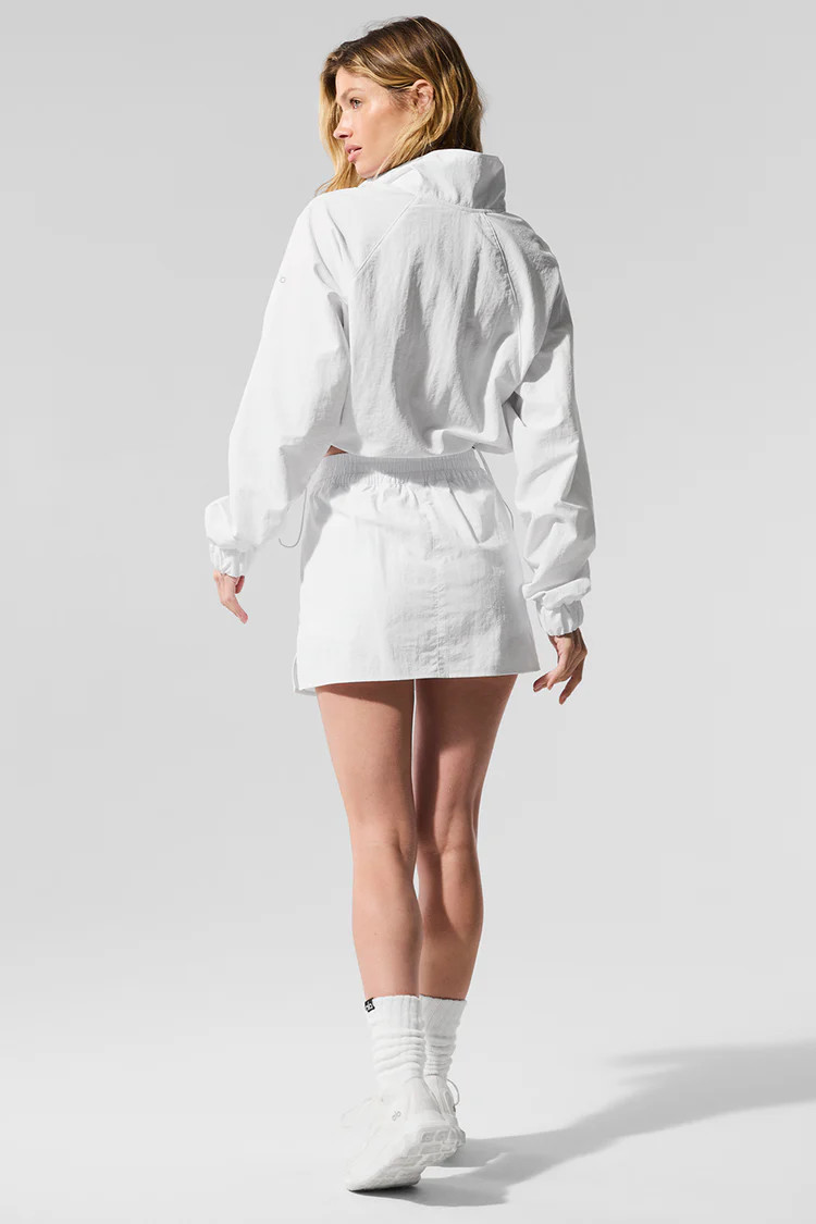 Cropped 1/4 Zip Alumni Pullover | Alo Yoga (US)
