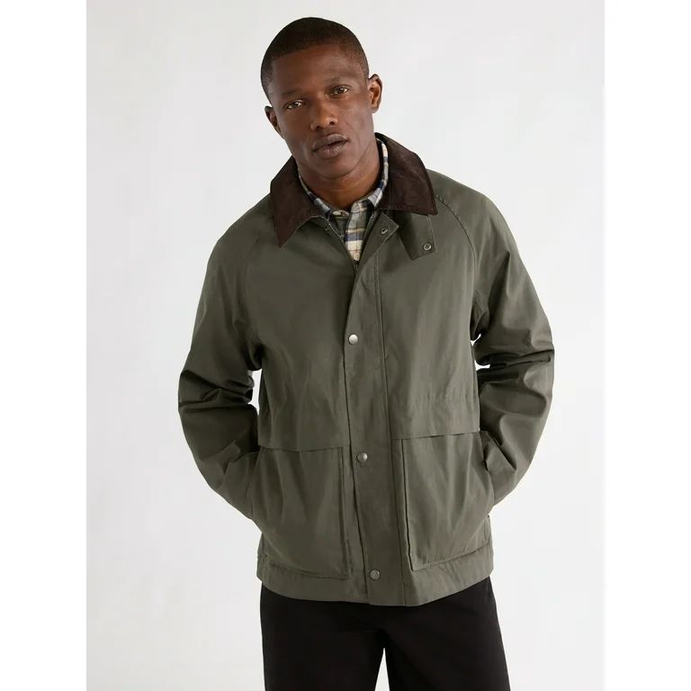 Free Assembly Men's Modern Barn Jacket, Sizes S-3XL | Walmart (US)