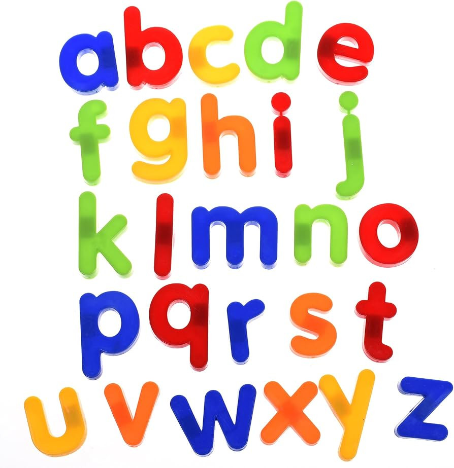 BCP Set of 26 pcs Plastic Magnetic Lowercase Letters Alphabet | Amazon (US)