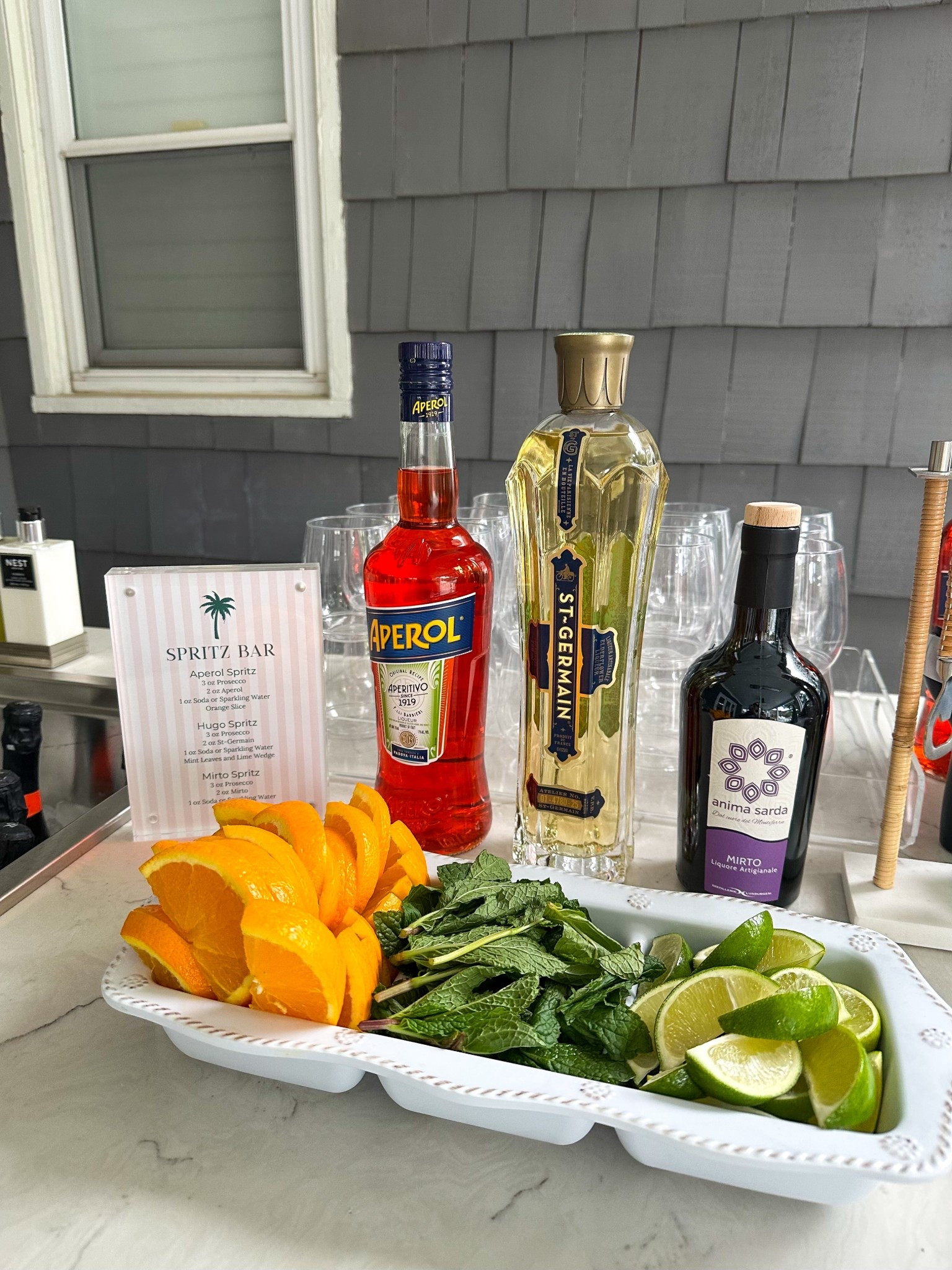 Spritz bar 🍹 

#LTKHome #LTKParties