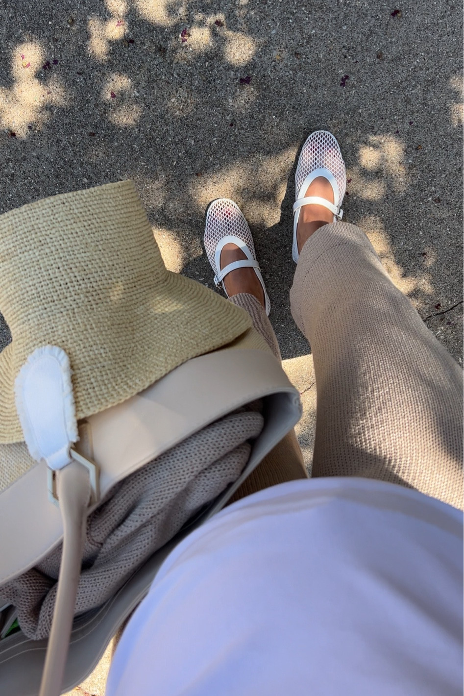 Mesh flats (true to size), Janessa Leone Felix hat, toptote hat clip, maternity ribbed tee, knit set is Zara 

#LTKTravel #LTKBump