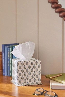 Inner Child Scallop Printed Tissue Box | Anthropologie (US)