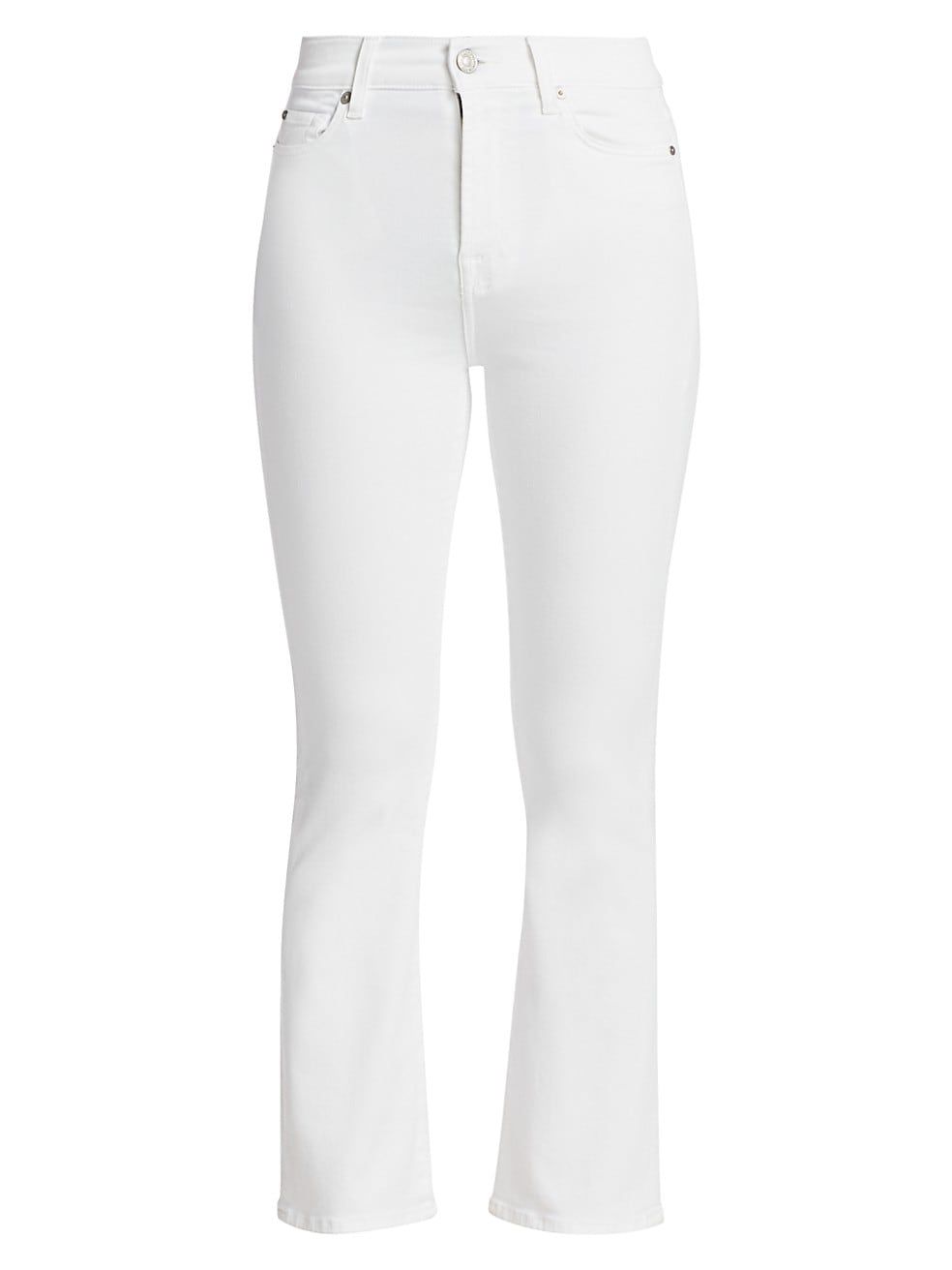 High-Rise Stretch Slim Kick-Flare Jeans | Saks Fifth Avenue