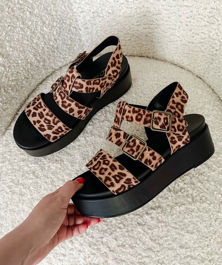 Leopard print sandals from Amazon fit true to size. 

Summer sandals. 

#LTKFindsUnder50 #LTKSeasonal #LTKShoeCrush