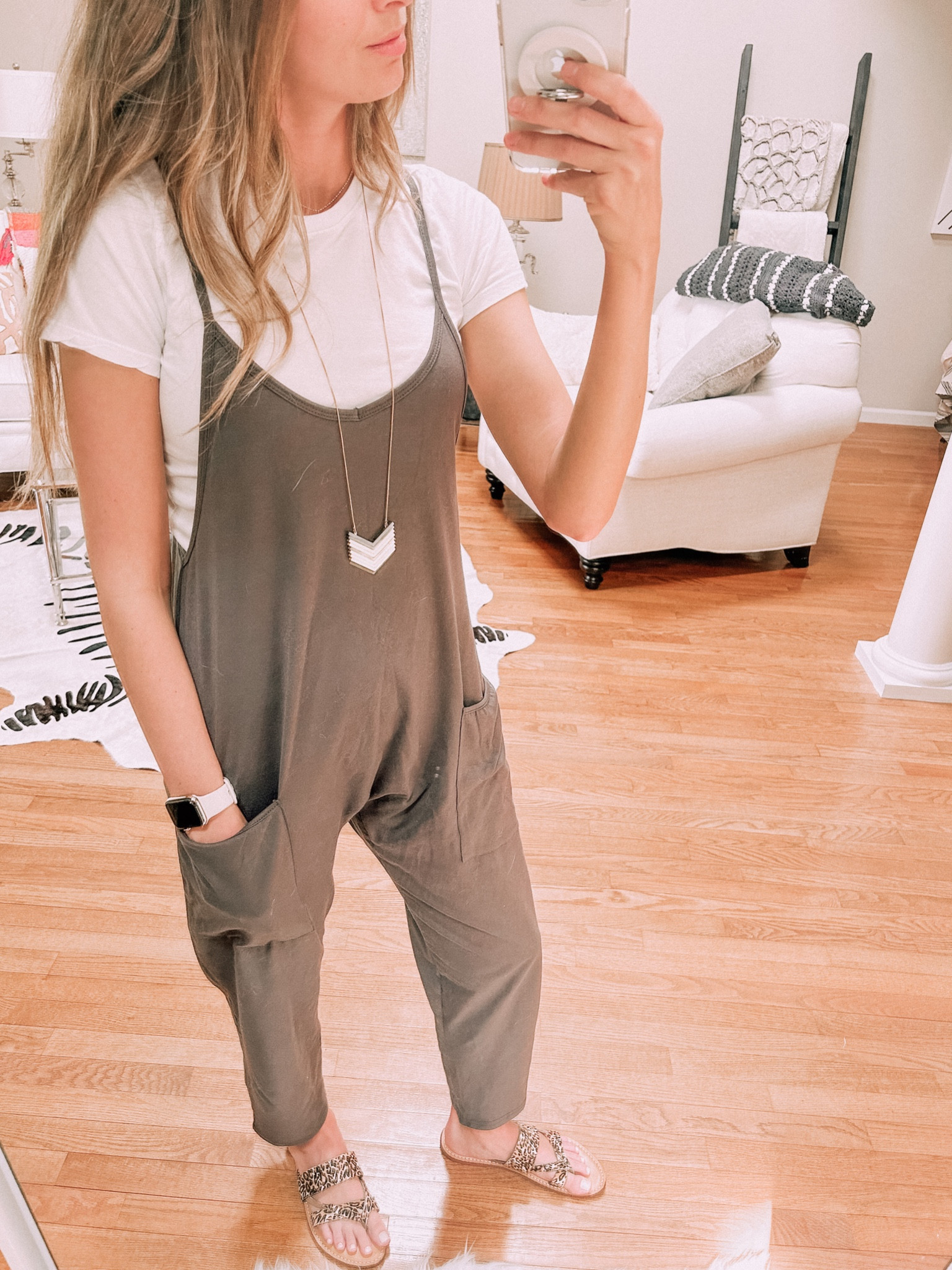 I’m usually not a romper/jumpsuit fan as they don’t hit well on me with having long legs but this one is a keeper! You can roll up the bottoms if you are more petite! This is the closest dupe for the free people one that I’ve found! 

#LTKunder50 #LTKsalealert #LTKtravel