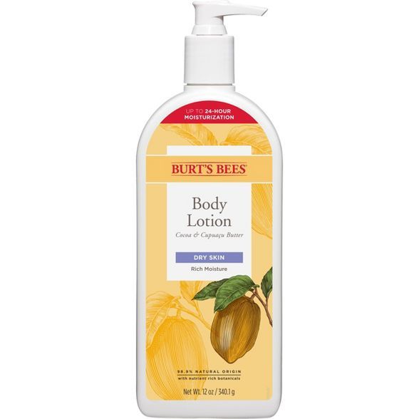 Burt's Bees Cocoa and Cupuacu Butters Body Lotion - 12oz | Target