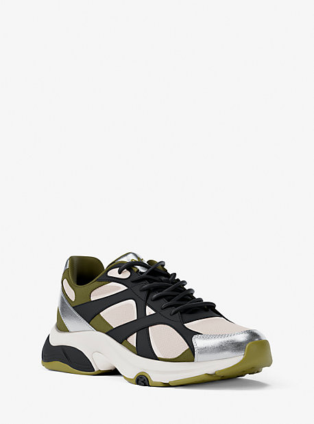 Leo Mixed-Media Trainer | Michael Kors US