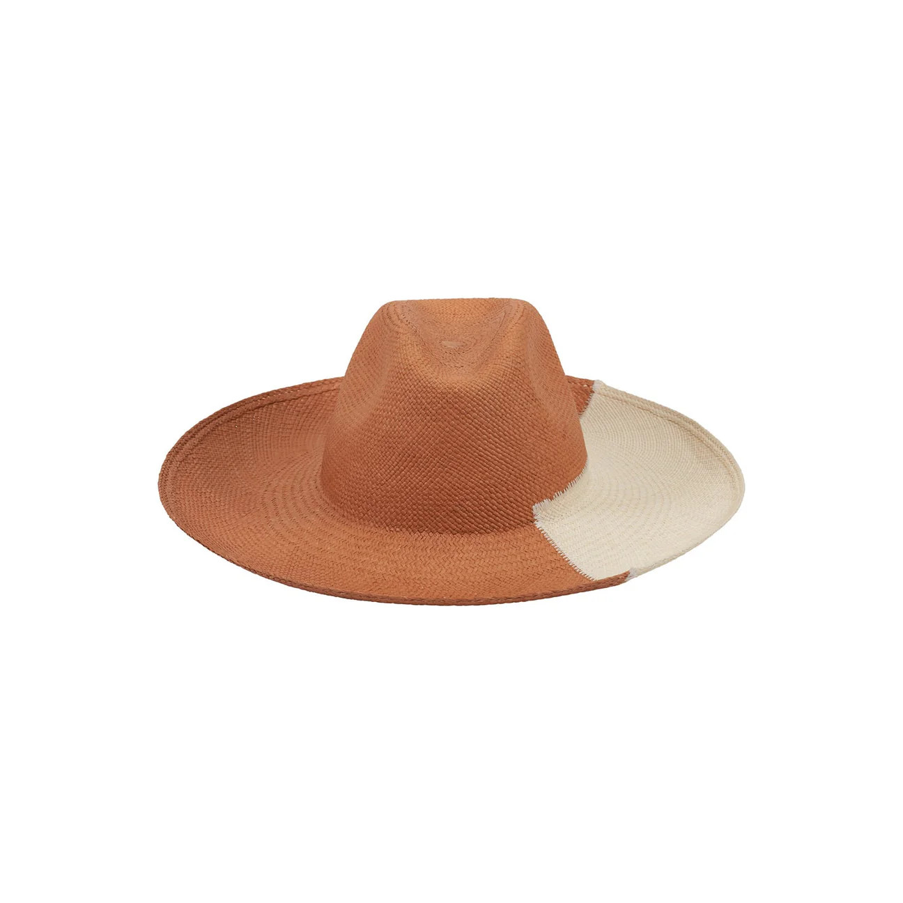 Urus Wide Brim - Toquilla Straw Two Tone Panama Hat | Artesano | Artesano