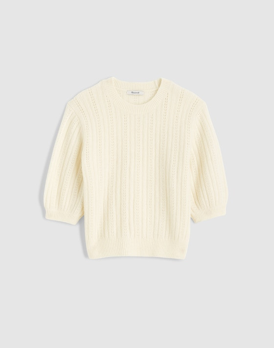 CloudSoft Short-Sleeve Sweater Tee | Madewell