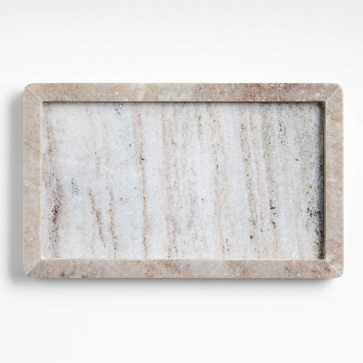 Tuscan Kitchen Marble Rectangular Tray 8.5" x 14" + Reviews | Crate & Barrel | Crate & Barrel