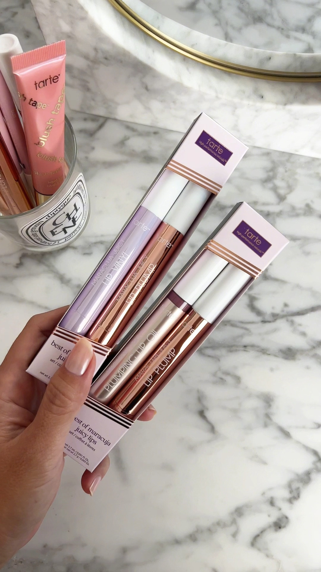 Love this holiday 2024 best of maracuja juicy lips set from Tarte. It's a great value at $45 (value is $104). Set includes all brand new shades from their Maracuja line:

Spiced Pink Lip Vinyl
Rose Quartz Shimmer Glass Lip Plump
Cool Mauve Plumping Lip Oil
Buffed Rose Lip Plump


#LTKBeauty