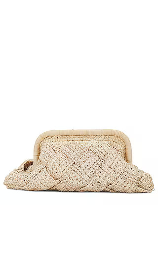 Gigi Framed Clutch in Natural | Revolve Clothing (Global)