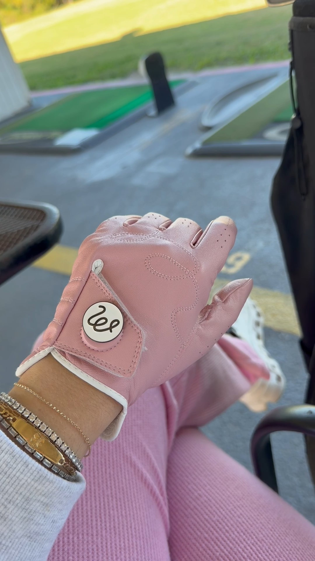 M for Malbon, W for Webb 🩷 golf match made in Heaven ✨ 

#LTKStyleTip #LTKActive