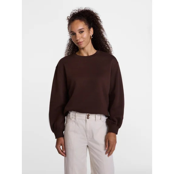 Scenario Women's and Women's Plus Crewneck Sweatshirt, Sizes XS-4X | Walmart (US)