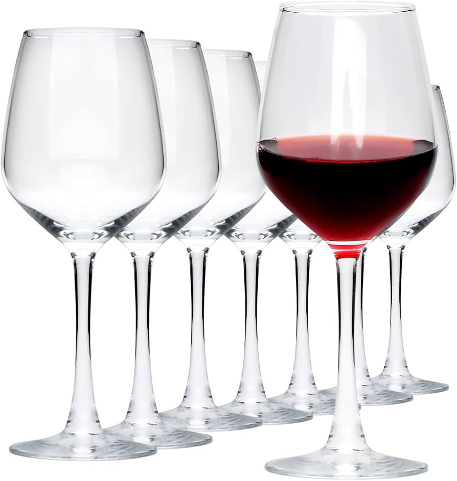 Wine Glasses Set of 8,12 oz Wine Glasses,for Red or White Wine | Amazon (US)