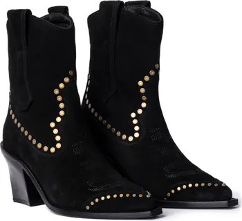 Zadig & Voltaire Cara Studded Western Boot (Women) | Nordstromrack | Nordstrom Rack
