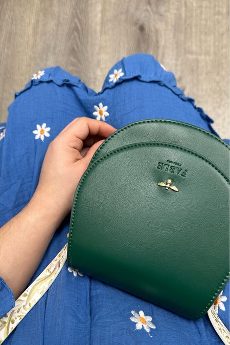 Here are my go-to whimsical purses and bags 🌿 This one is called the Matilda Saddle Bag *Iris Green* and it’s a classic saddle shape and a fun Iris print strap, it's perfect for daily wear. Made from vegan leather, it's both stylish and kind. #VeganLeatherBag #SaddleBag #DailyEssentials #LTKfinds #EcoChic 

#LTKstyletip