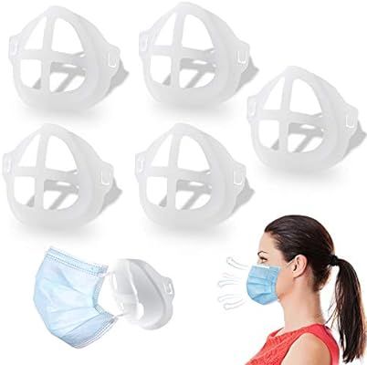 3D Mask Bracket - Oceantree Protect Lipstick Lips - Internal Support Holder Frame Nose Breathing ... | Amazon (US)