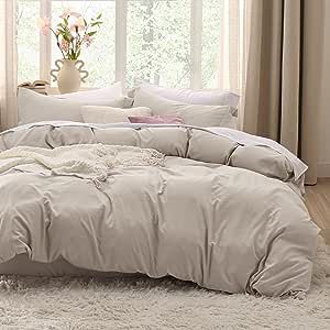 Bedsure Duvet Cover King Size - Soft Prewashed King Duvet Cover Set, 3 Pieces, 1 Duvet Cover 104x... | Amazon (US)