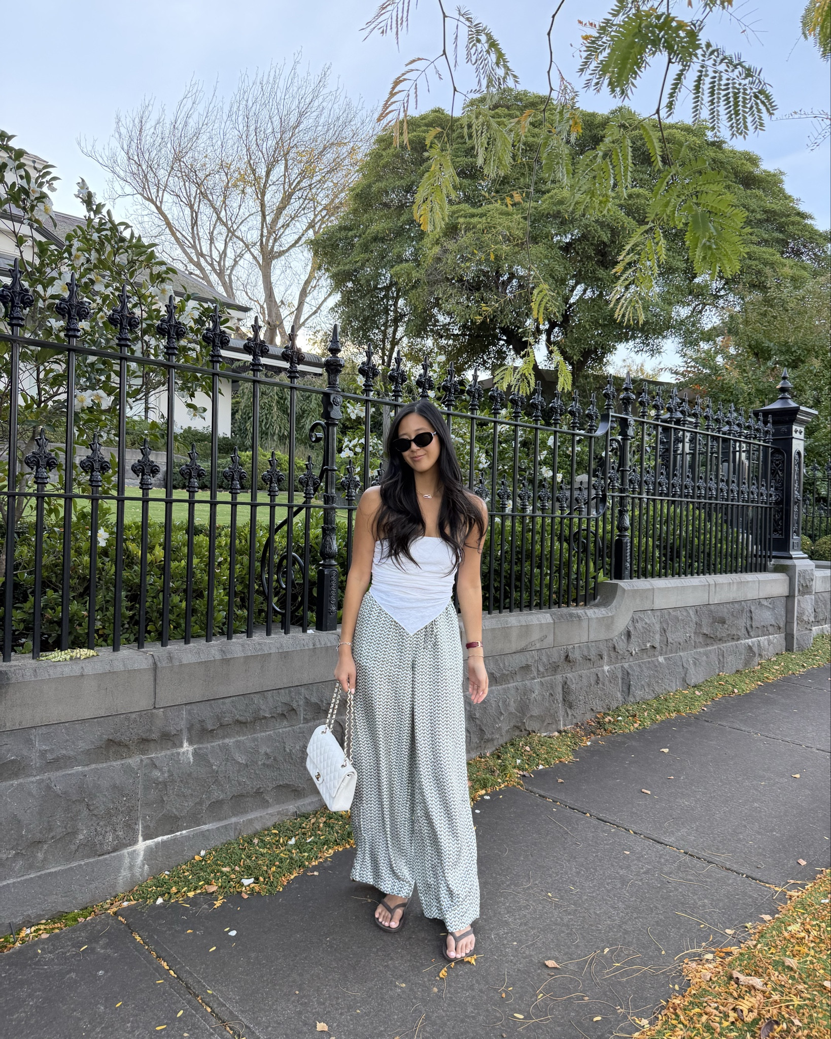 Casual day out with the kids 

Venroy pants size M
Dissh top (old season) linked some other ones
Archie’s footwear flip flops 