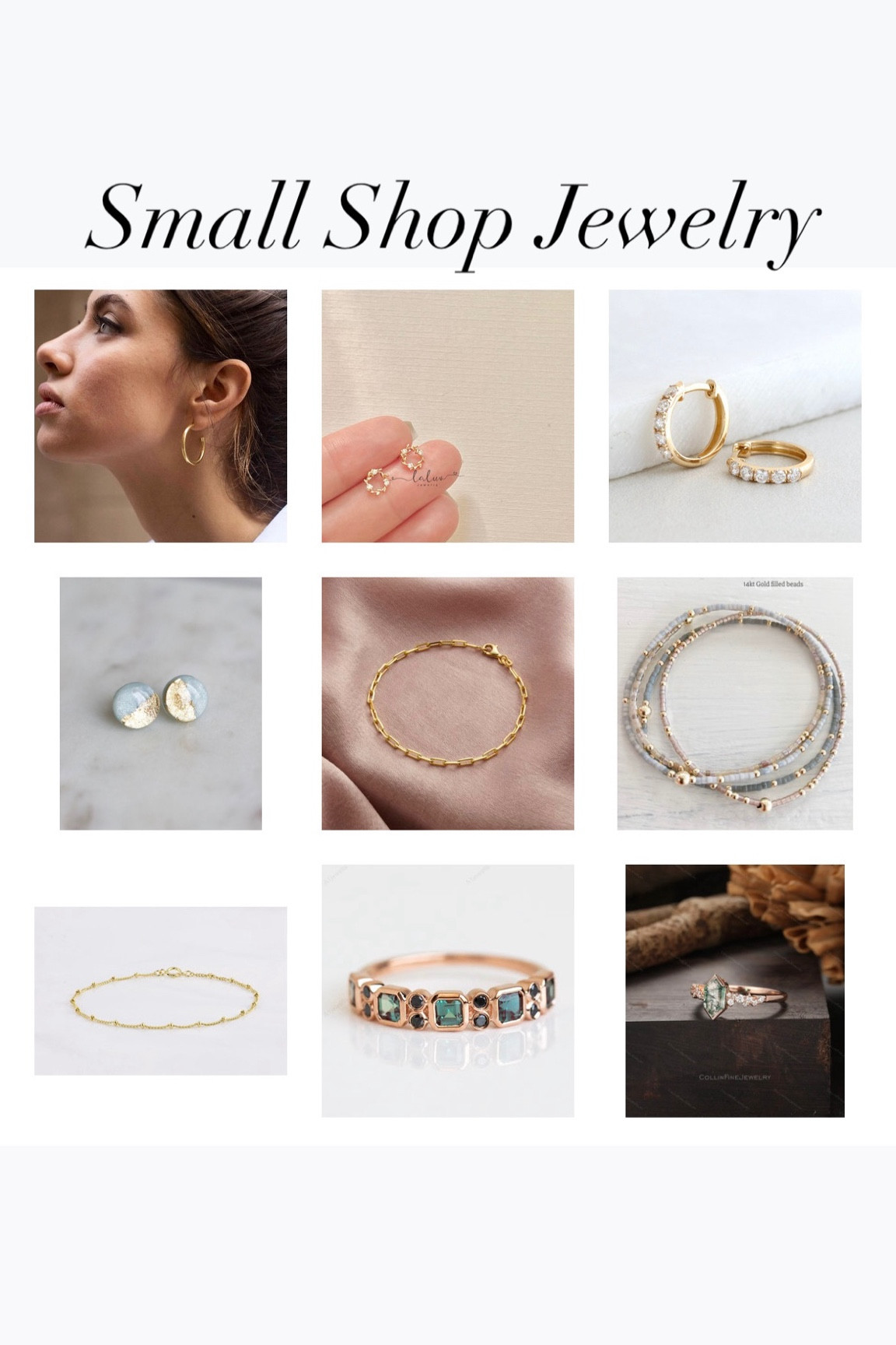 Small shop jewelry finds. Use code: YES10 for $10 off $40

#LTKGiftGuide #LTKHoliday #LTKsalealert