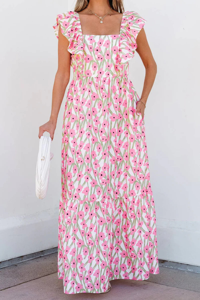 Rosewood Ruffle Dress | The Southern Decorista