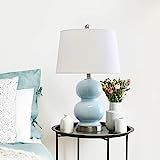 Elegant Designs Double Gourd Ceramic Lamp, Light Blue - - Amazon.com | Amazon (US)