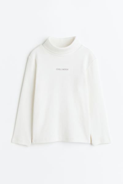 Ribbed Turtleneck Shirt | H&M (US + CA)