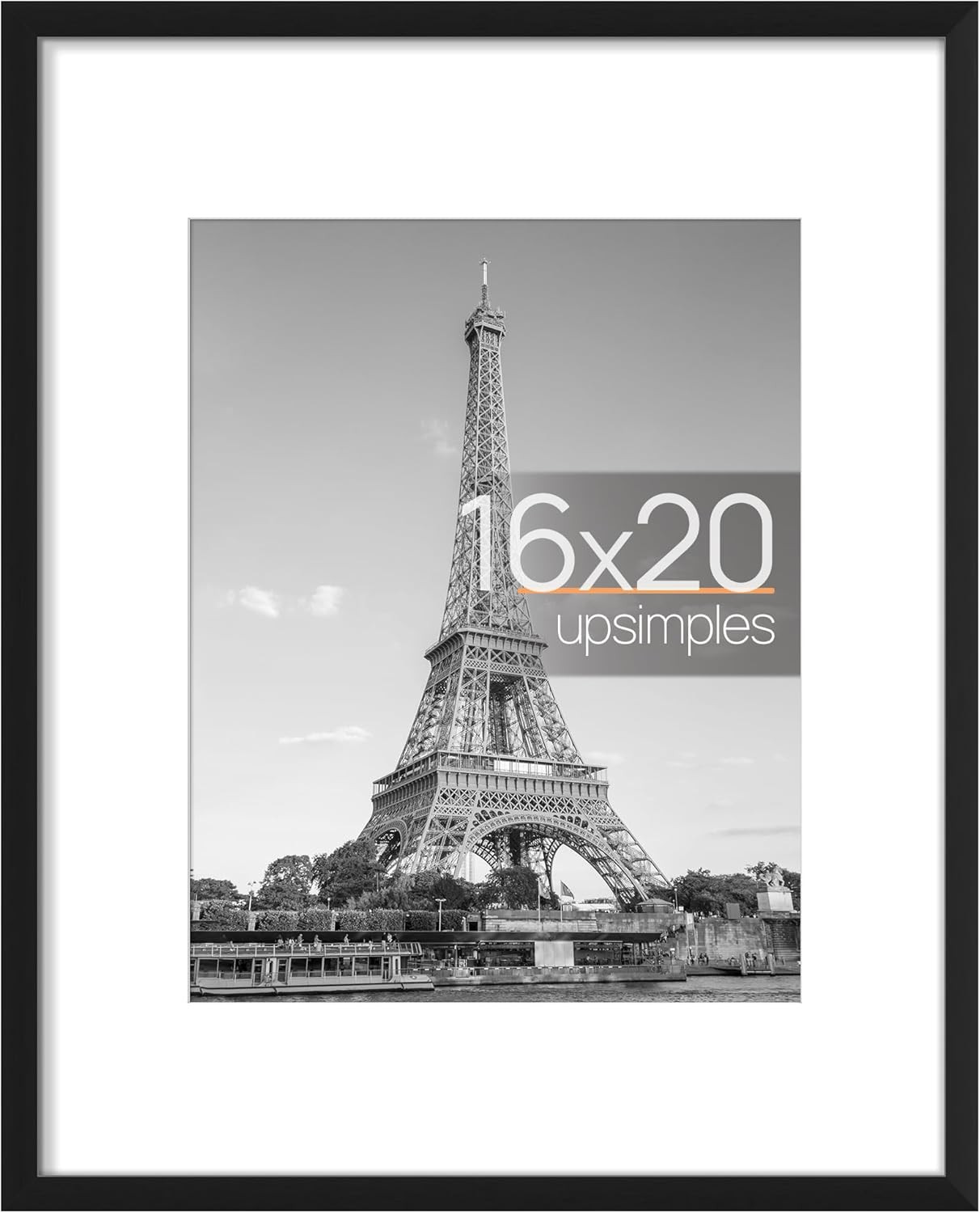 upsimples 16x20 Picture Frame, Display Pictures 11x14 with Mat or 16x20 Without Mat, Wall Hanging... | Amazon (US)