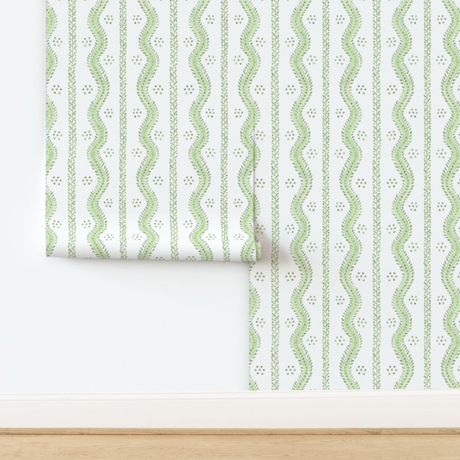 ANDREW STRIPE Fresh Green Wallpaper
bydanika_herrick
 | Spoonflower