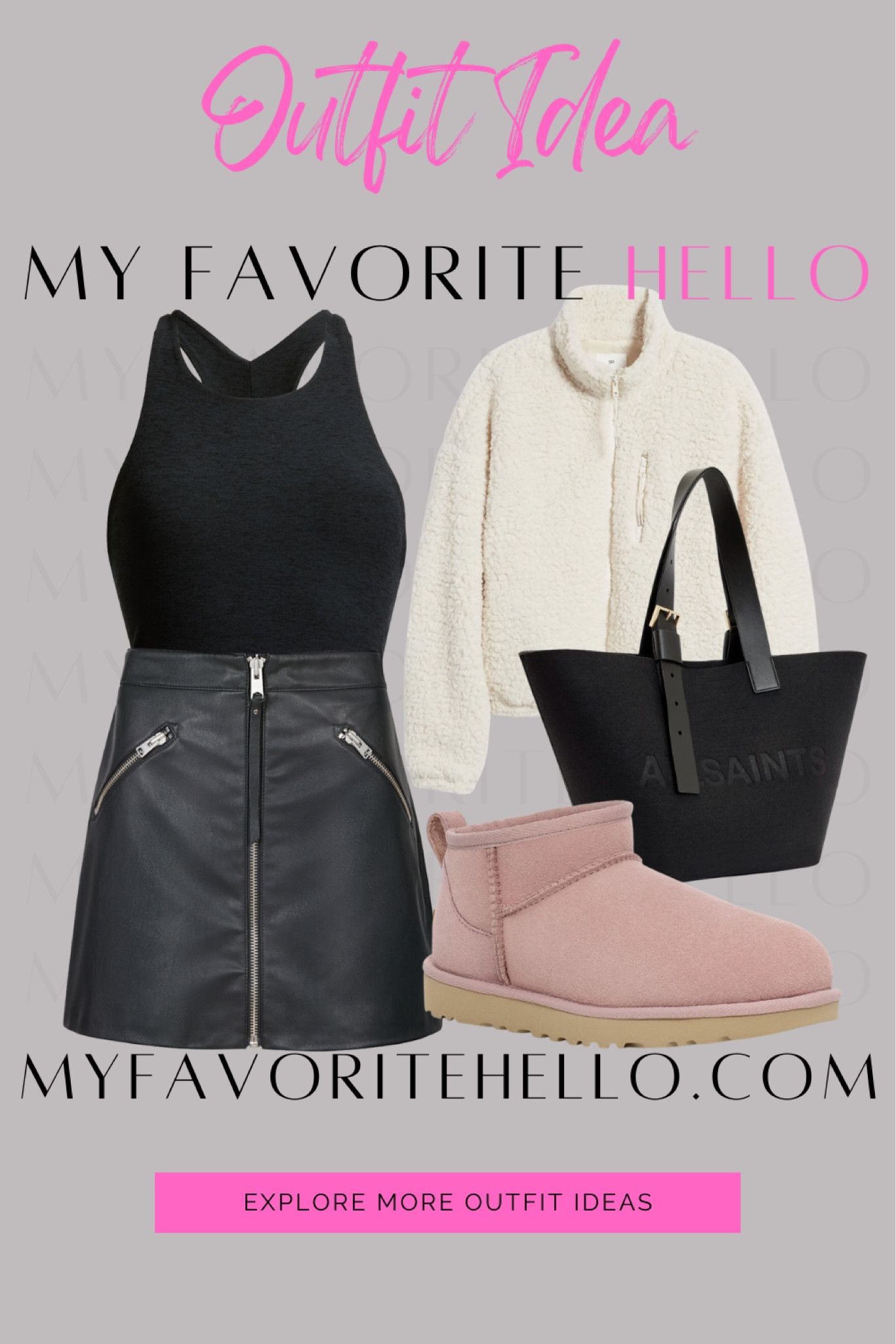 Black leather mini skirt with Uggs outfit

Mini Uggs outfit, pink Uggs, mini skirt and Uggs, Uggs and skirt outfit 

#miniskirt #miniskirtoutfit #uggsandskirt



#LTKfindsunder50 #LTKfindsunder100 #LTKshoecrush