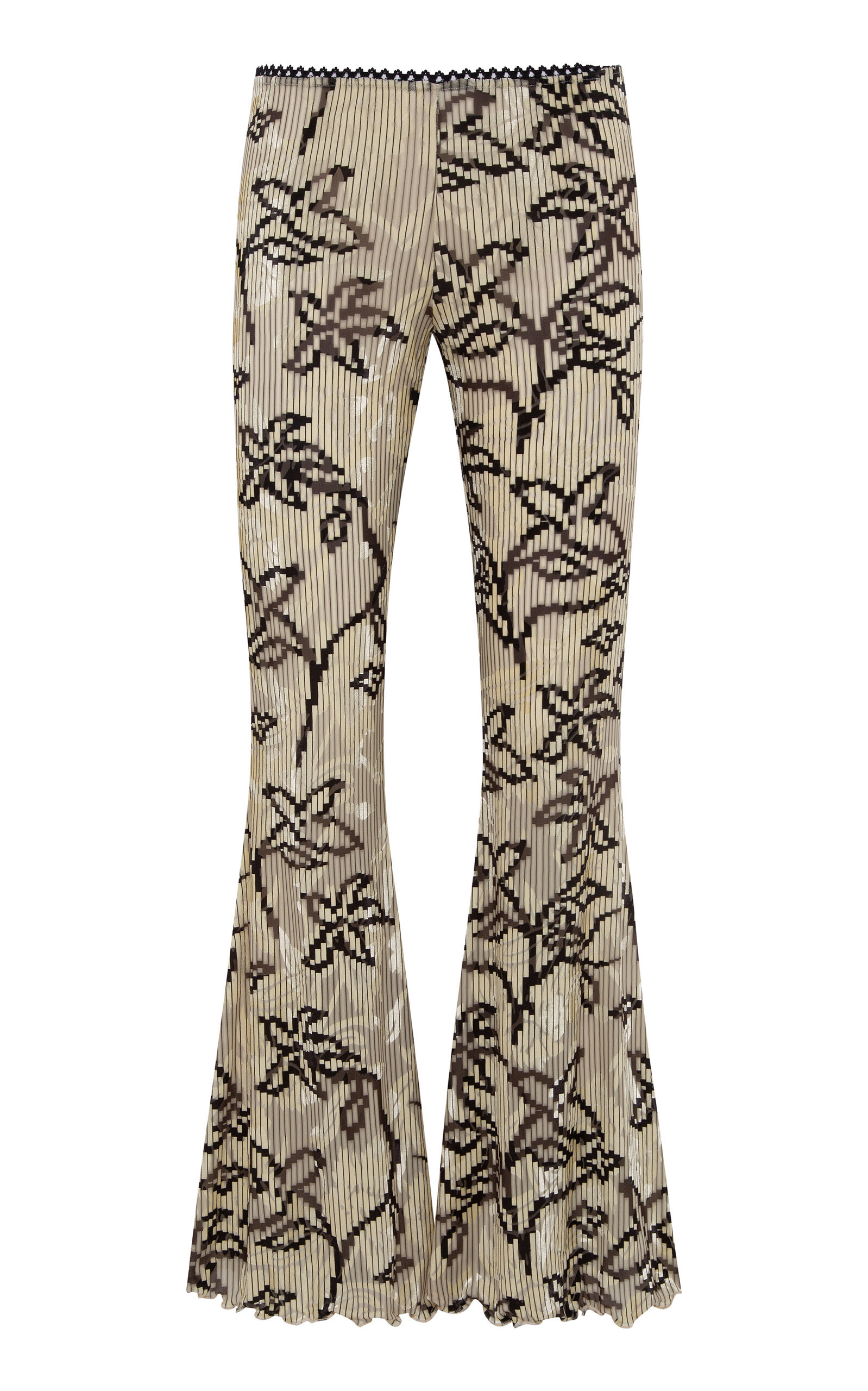 Jeslynn Velvet Flared Pants | Moda Operandi (Global)